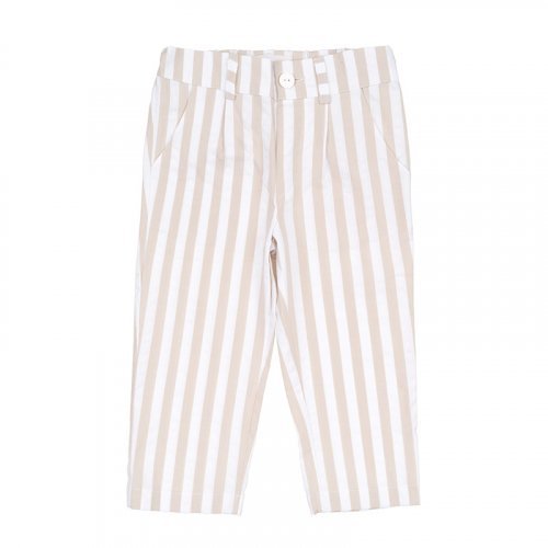 Nanán Pantalone a righe beige Solo un giorno rimasto