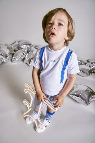 Nanán T-shirt c/bretelle bianco Consegna Veloce