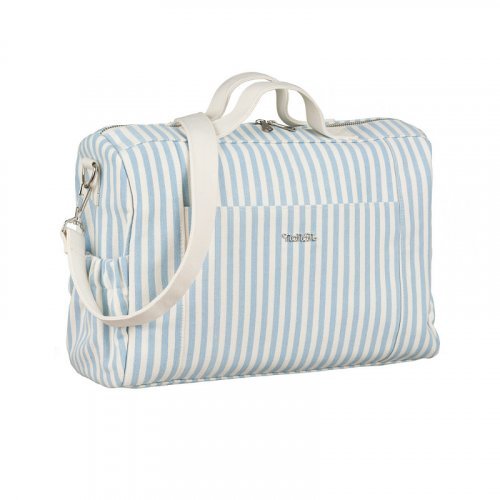 Nanán Borsa passeggio canvas azzurra Latest fashion