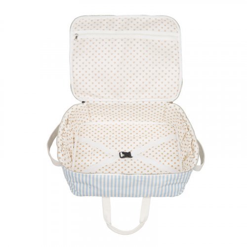Nanán Borsa mamma canvas azzurra Offerte esclusive