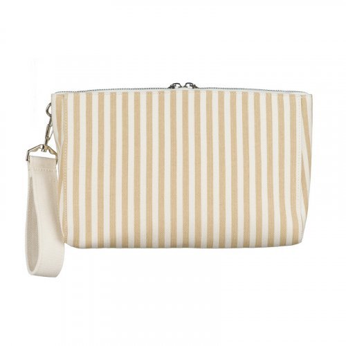 Nanán Pochette canvas beige Enormi risparmi