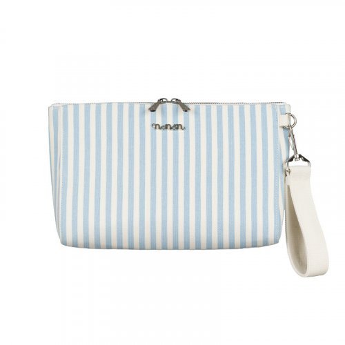 Nanán Pochette canvas azzurra Prezzo basso