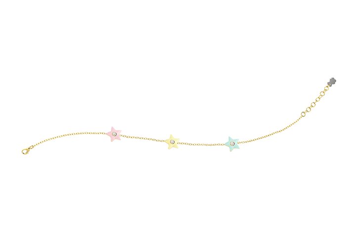Nanán Bracciale Stelle Colorate Argento Fino Al -60%