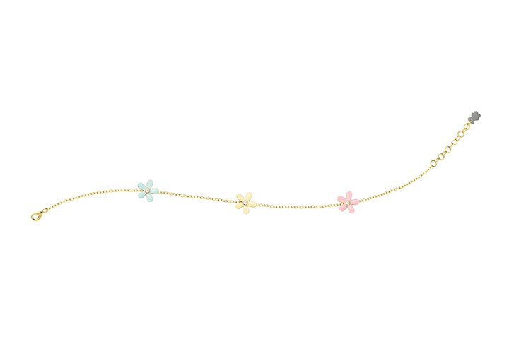 Nanán Bracciale Margherite Colorate Argento Prezzo Ridotto