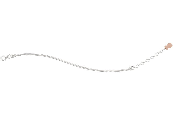 Nanán Bracciale Cursore Misura II - Ag 925 Economico