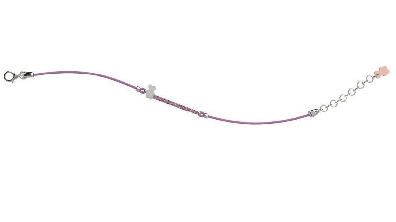 Nanán Bracciale Argento 925 - Col Lilla