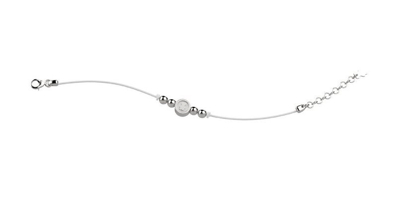 Nanán Bracciale Argento 925 - Col Bianco Offerta Pasqua