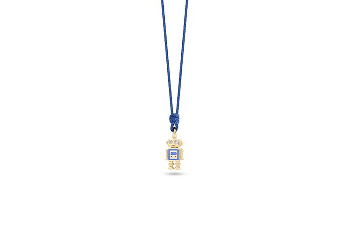 Nanán Collana Robottino Argento Offerta speciale della fabbrica