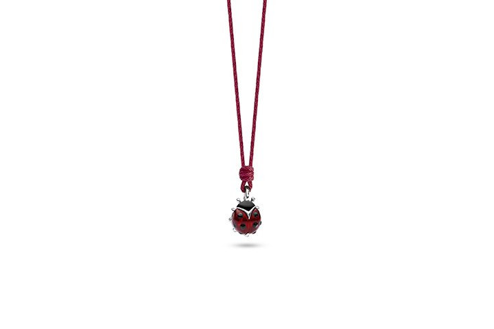 Nanán Collana Coccinella Argento Fino al 55% di sconto
