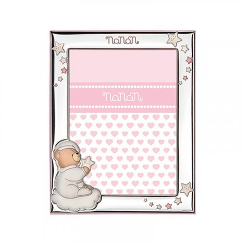 Nanán Cornice Argento rosa 90x130mm