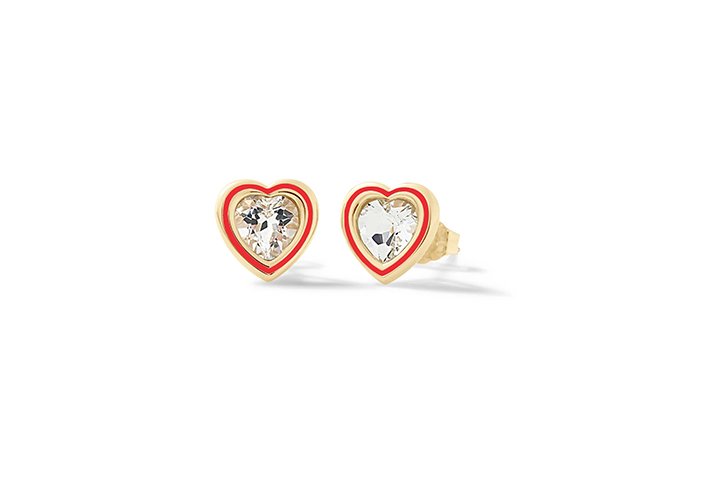 Nanán Orecchini Cuore Brillante Presa
