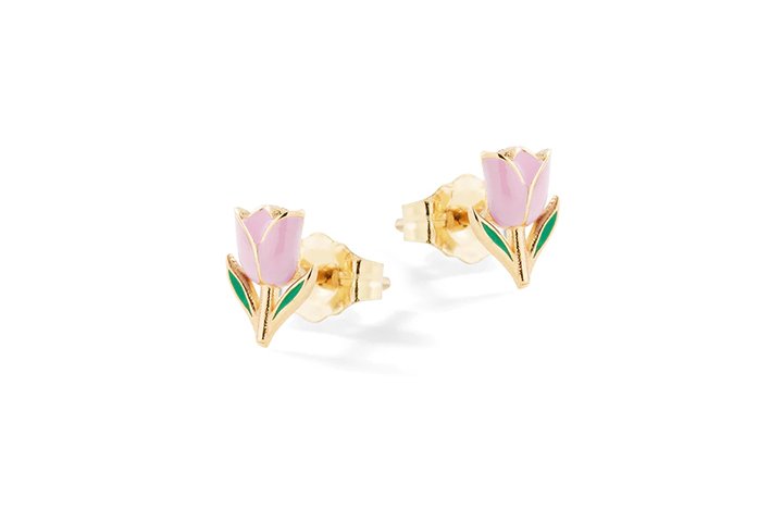 Nanán Orecchini Rose Argento Vendita Calda