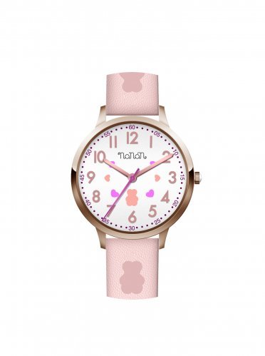 Nanán Orologio bambino bianco rosa - gold rose Saldi Di Fabbrica