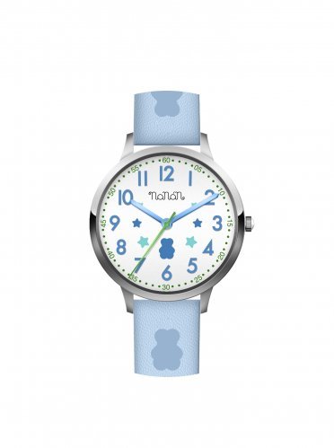 Nanán Orologio bambino bianco azzurro - silver I Più Venduti