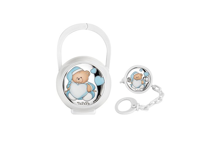 Nanán Set Portaciuccio e Catenella Azzurro Grande vendita