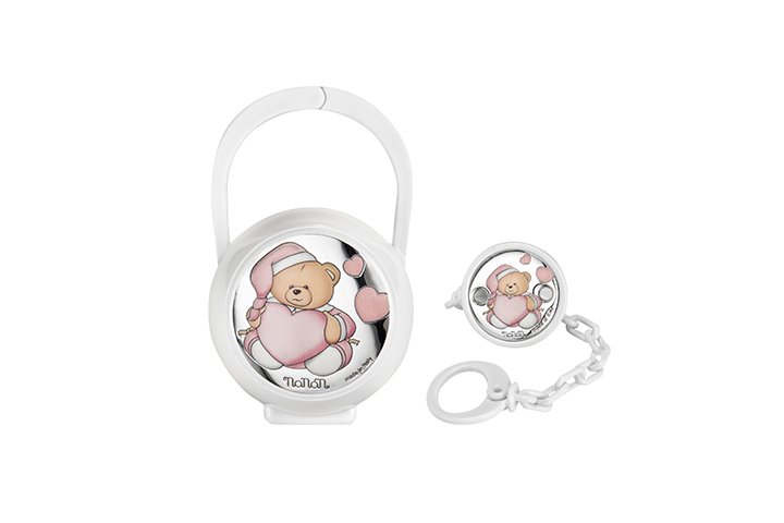 Nanán Set Portaciuccio e Catenella Rosa Flash Sale
