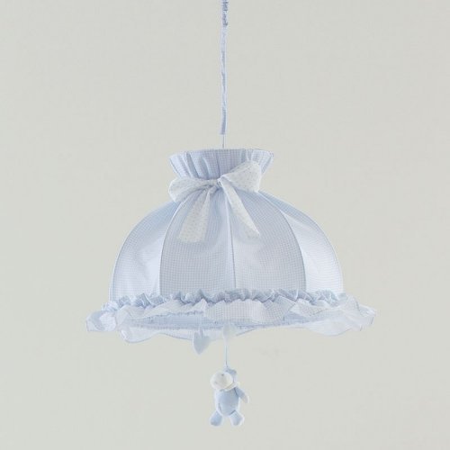 Nanán Lampadario Bombo Azzurro Super Saving Price