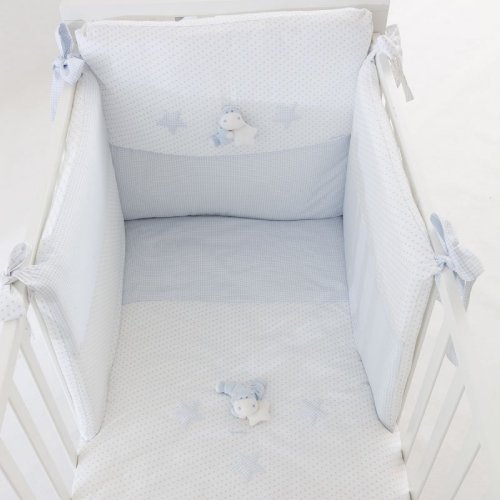 Nanán Set Piumone e Paracolpi 4pz Bombo Azzurro 2025