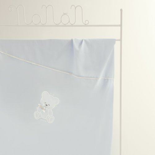 Nanán Gift Promo: Set Lenzuola carrozzina + Copertina carrozzina AZZURRO Qualità