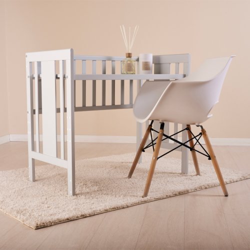 Nanán Letto Mini-me grigio trasformabile in scrivania Soddisfazione Garantita