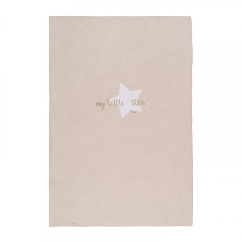 Nanán Coperta letto beige "My little star" in jersey I Più Venduti