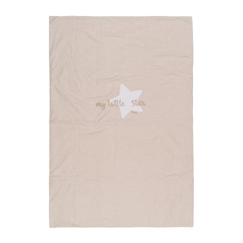 Nanán Coperta letto beige "My little star" in jersey I Più Venduti