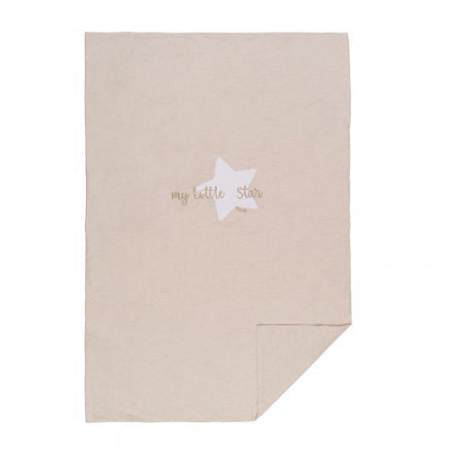 Nanán Coperta letto beige "My little star" in jersey I Più Venduti