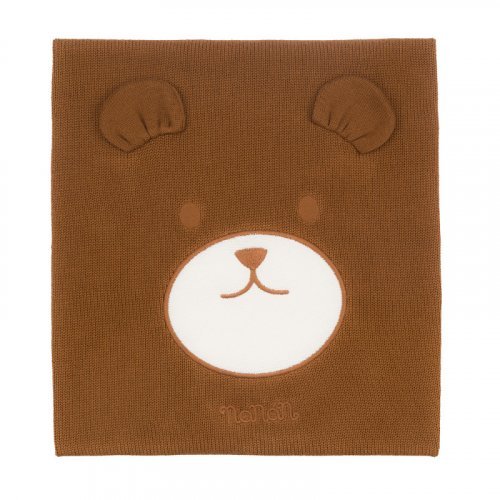Nanán Coperta in filo c/orsetto beige Prezzo di fabbrica
