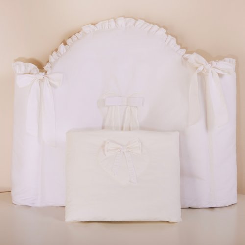 Nanán Set piumone e paracolpi Bon Bon panna Offerte speciali