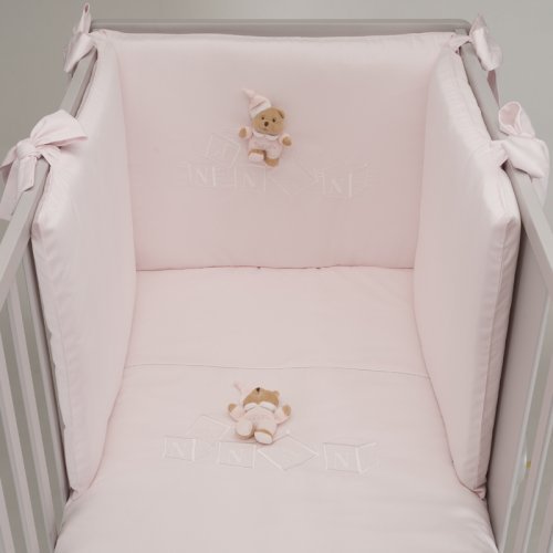 Nanán Set Piumone e Paracolpi 4pz dadini Rosa Prezzo basso