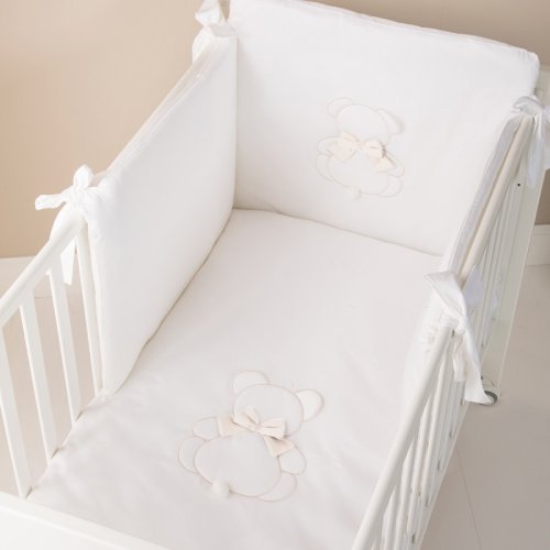 Nanán Set Piumone Letto 4pz Fiocco Bianco ACQUISTA ORA
