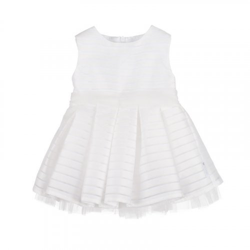 Nanán Abito con fascia bianco Online