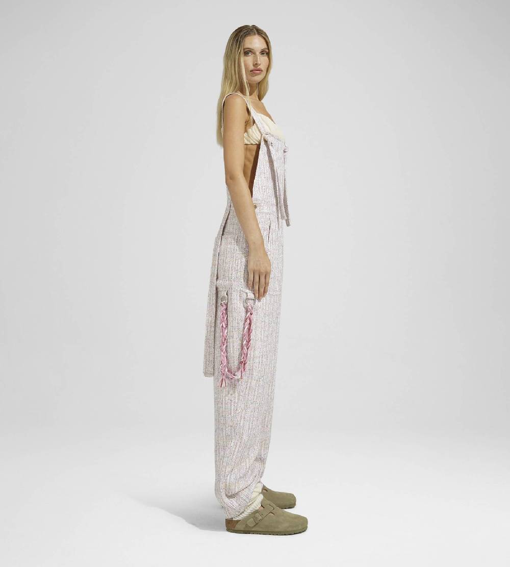 Khrisjoy SALOPETTE TWEED PAILLETTES TRAMÉ Saldi
