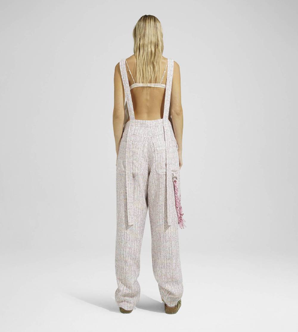 Khrisjoy SALOPETTE TWEED PAILLETTES TRAMÉ Saldi
