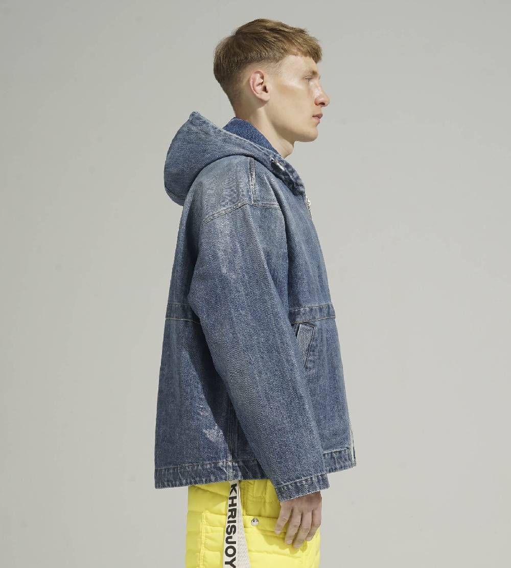 Khrisjoy WINDBREAKER DENIM MEDIUM DENIM Promozione
