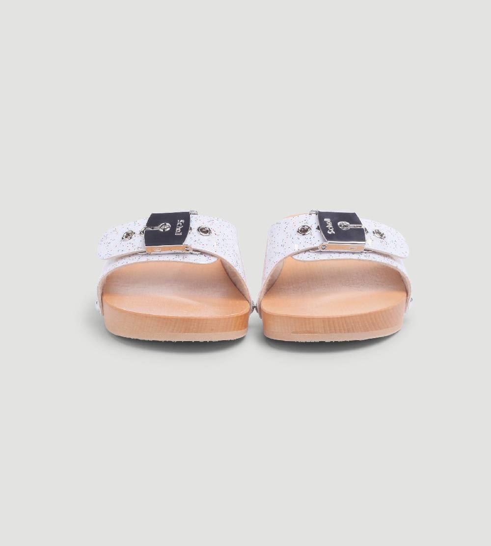Khrisjoy KJ X SCHOLL - PESCURA HEEL WHITE SPARKLES Affare Del Giorno