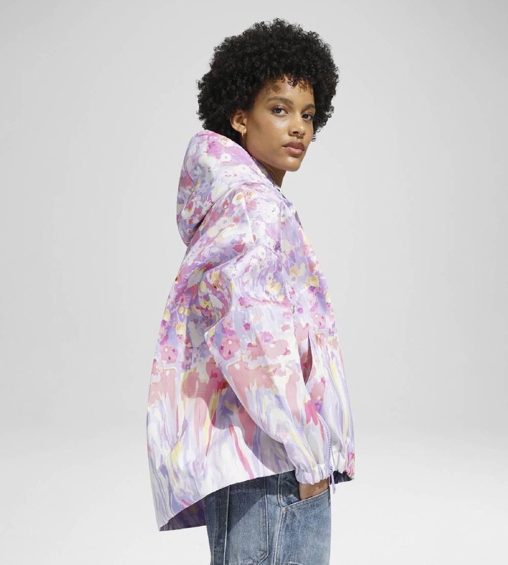 Khrisjoy KHRIS WINDBREAKER FLOWERS UPSIDE DOWN CANDY PINK Economico
