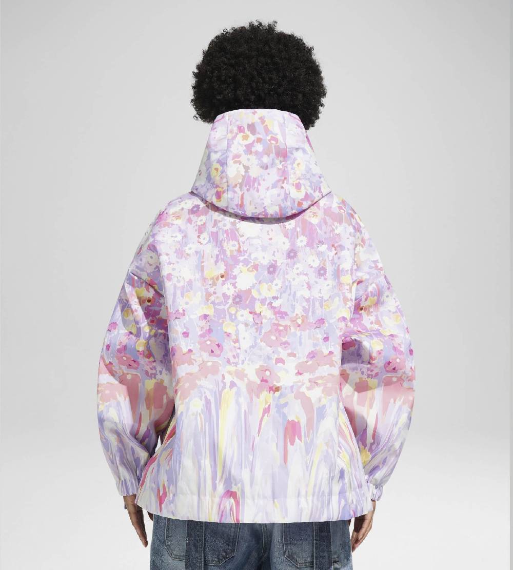Khrisjoy KHRIS WINDBREAKER FLOWERS UPSIDE DOWN CANDY PINK Economico
