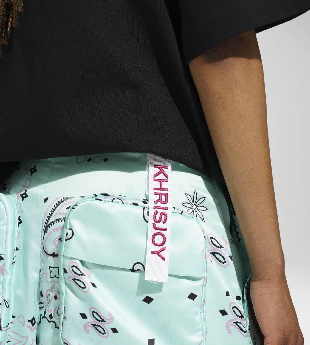 Khrisjoy EYELETS TEE BLACK Moda