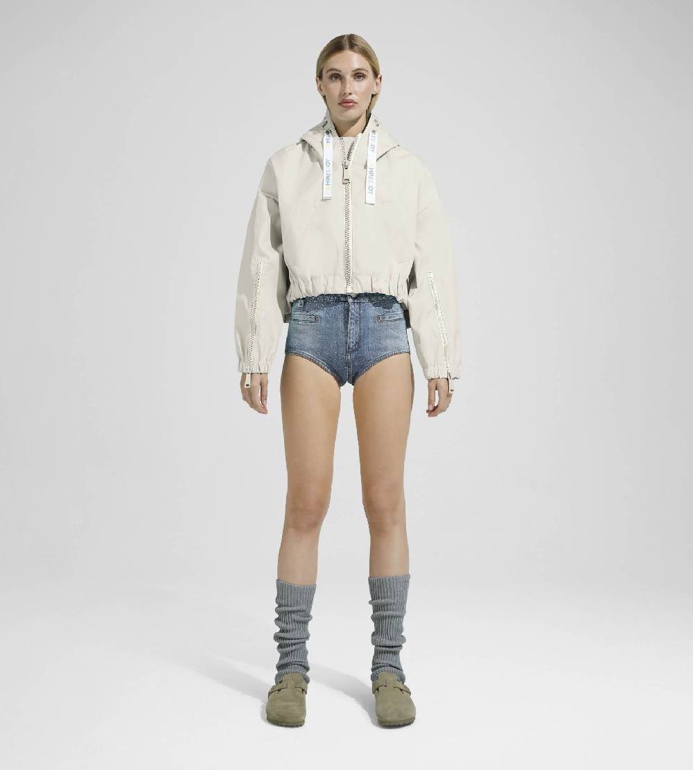 Khrisjoy NEW KHRIS CROP WINDBREAKER DESERT 2025