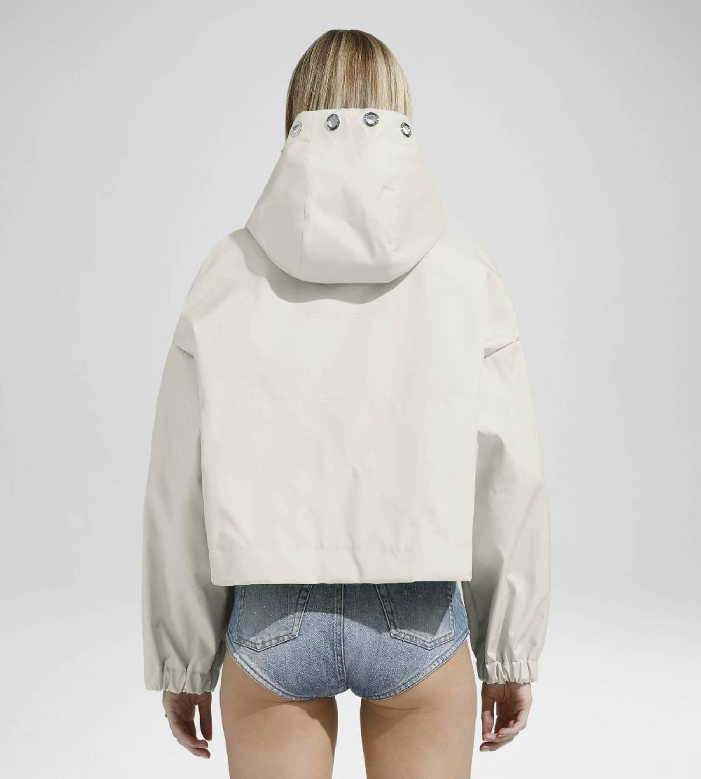 Khrisjoy NEW KHRIS CROP WINDBREAKER DESERT Qualità Garantita
