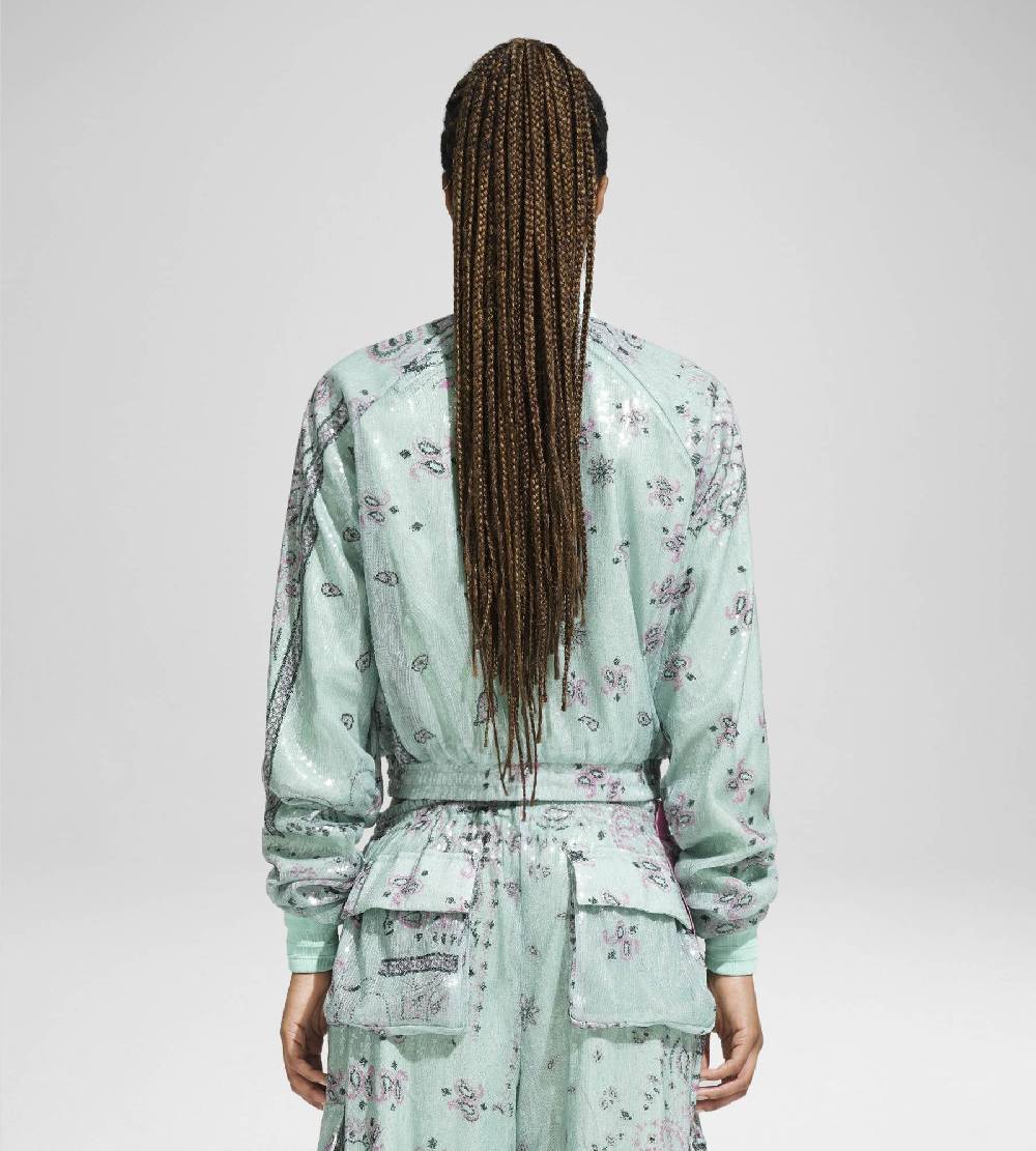 Khrisjoy TRACK JACKET PAILLETTES BANDANA AFTER EIGHT Prezzo Ridotto