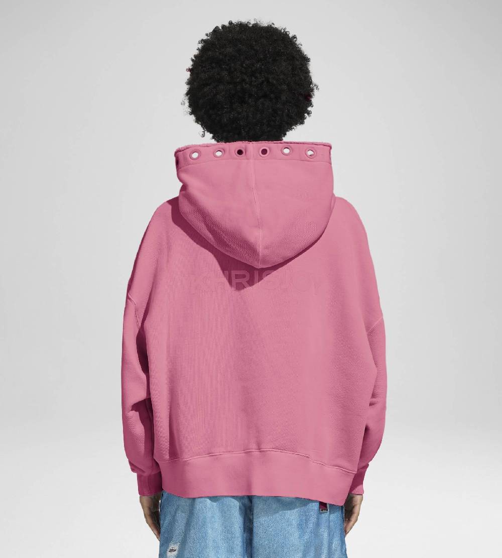 Khrisjoy HOODIE EYELETS CANDY PINK Online