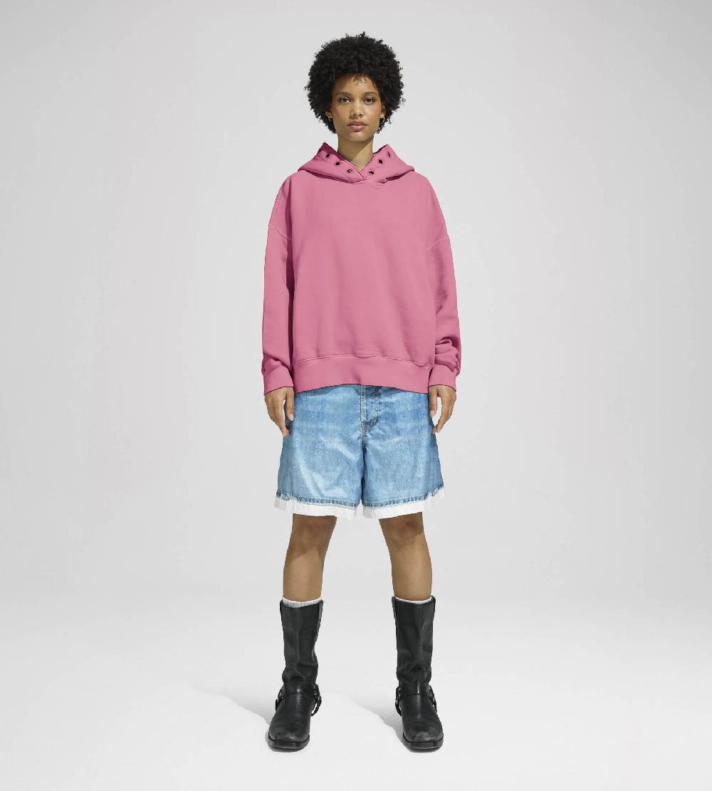 Khrisjoy HOODIE EYELETS CANDY PINK Online