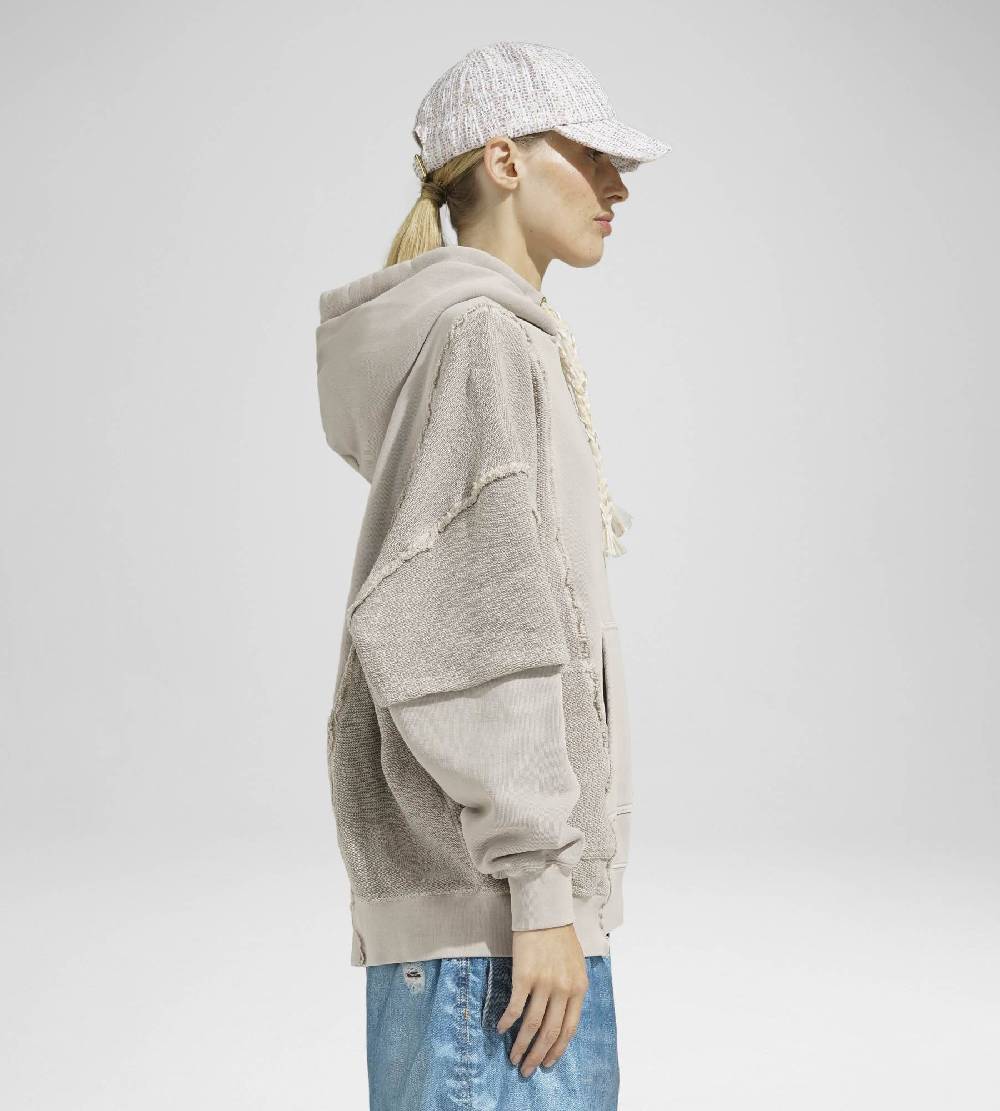 Khrisjoy HOODIE DOUBLE POCKETS DESERT Nuovo
