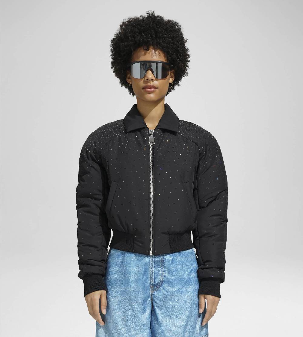 Khrisjoy JIM BOMBER STRASS BLACK Vendita