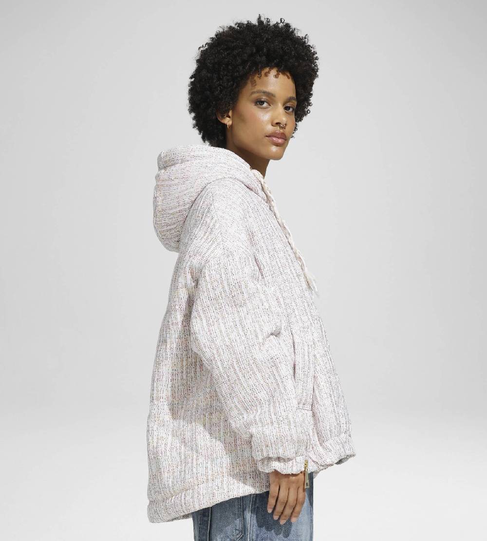 Khrisjoy KHRIS WINDBREAKER TWEED PAILLETTES TRAMÉ Negozi Online