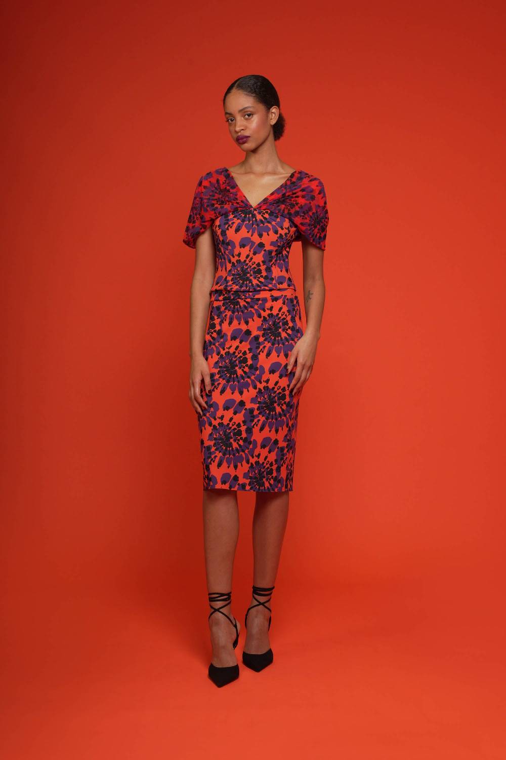 La Petite Robe Di Chiara Boni zanna illusion printed top Ultimi tre giorni