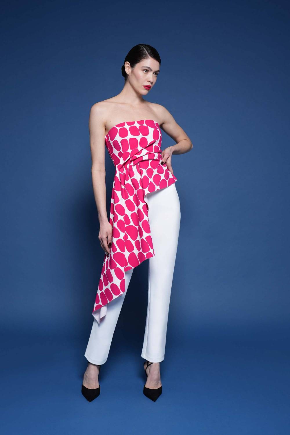 La Petite Robe Di Chiara Boni jonie printed top Sostegno trimestrale