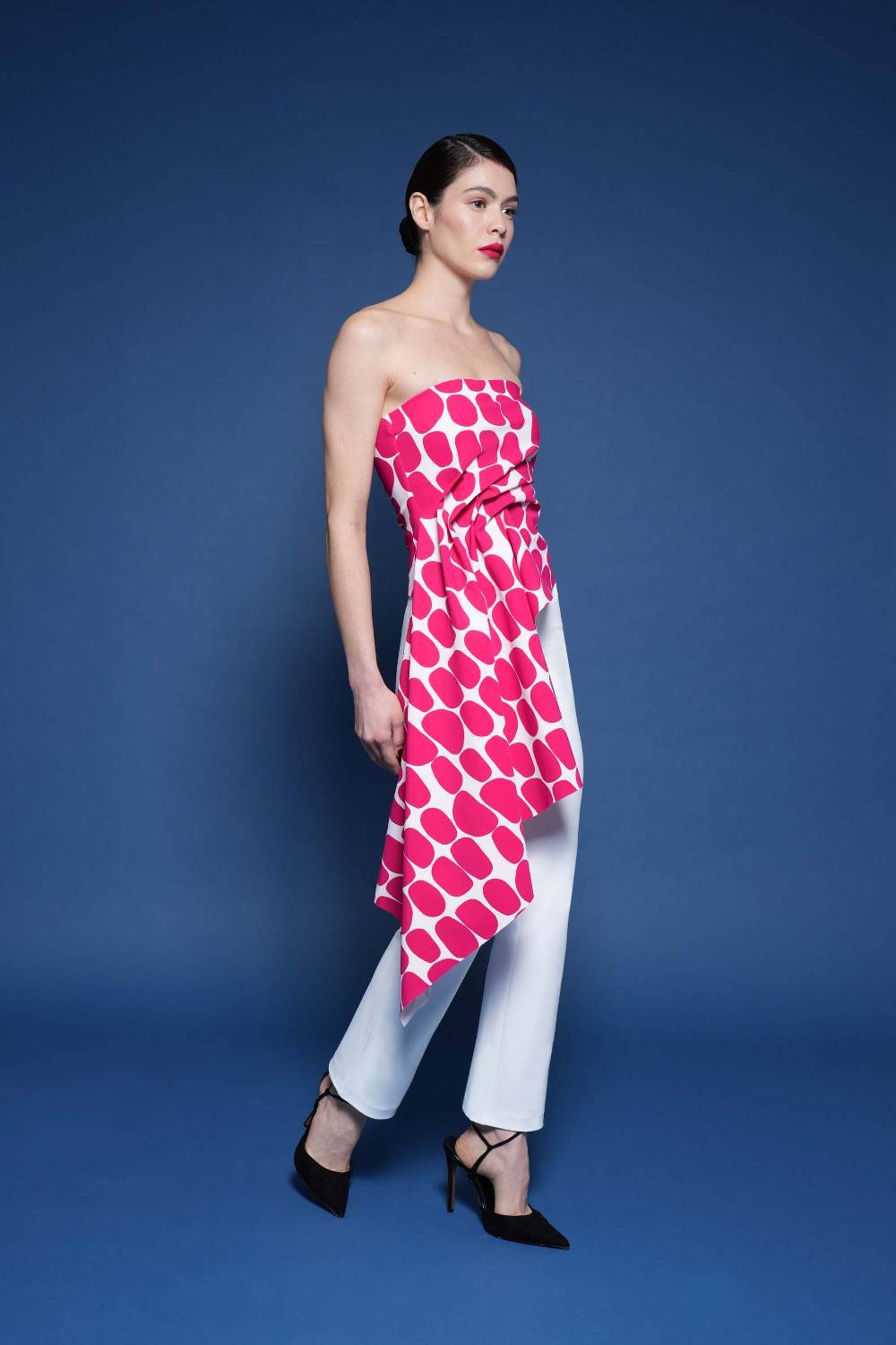 La Petite Robe Di Chiara Boni jonie printed top Sostegno trimestrale